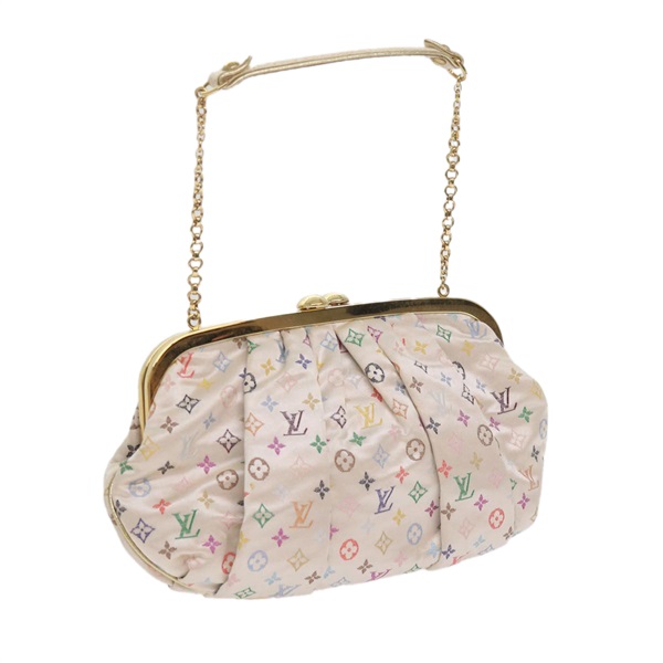 【原宿店限定】ルイ・ヴィトン LOUIS VUITTON オモニエール ハンドバッグ モノグラムマルチカラー ホワイト レディース 62290SV