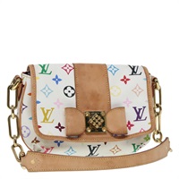 【原宿店限定】ルイ・ヴィトン LOUIS VUITTON パティ ショルダーバッグ モノグラムマルチカラー ホワイト M40305 レディース 91868