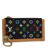 【原宿店限定】ルイ・ヴィトン LOUIS VUITTON ポシェット・クレ コインケース モノグラム・マルチカラー ブラック M92654 レディース 104416SV