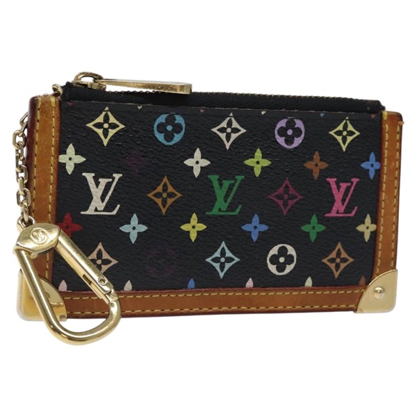【原宿店限定】ルイ・ヴィトン LOUIS VUITTON ポシェット・クレ コインケース モノグラム・マルチカラー ブラック M92654 レディース 116232V