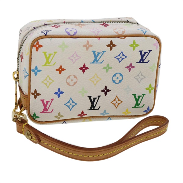 【原宿店限定】ルイ・ヴィトン LOUIS VUITTON トゥルース・ワピティ ポーチ モノグラム・マルチカラー ホワイト M58033 レディース am3638V