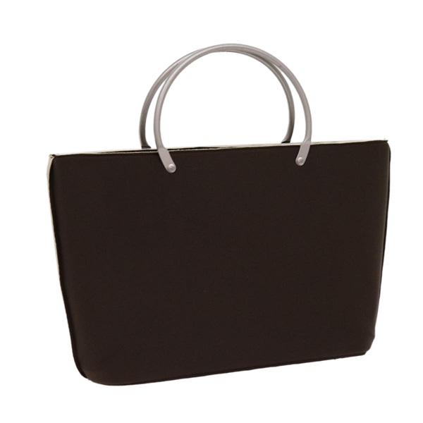 【原宿店限定】シャネル CHANEL ハンドバッグ ナイロン ブラウン レディース 63436