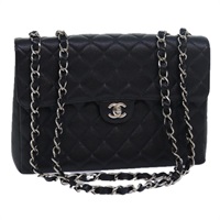 【原宿店限定】シャネル CHANEL ショルダーバッグ マトラッセ30 ターンロック チェーン キャビアスキン ブラック レディース ar11992AV