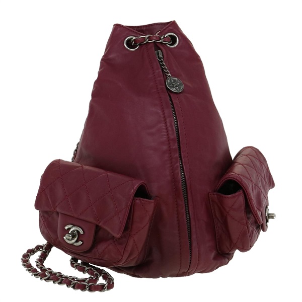 【原宿店限定】シャネル CHANEL バックパック マトラッセ チェーン ラムスキン レディース 30736AV