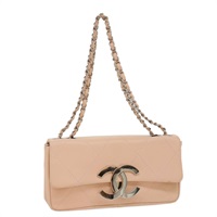 【原宿店限定】シャネル CHANEL ショルダーバッグ マトラッセ チェーン レザー ピンク レディース 53097V