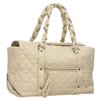 【原宿店限定】シャネル CHANEL ハンドバッグ マトラッセ レザー ベージュ レディース bs24070V