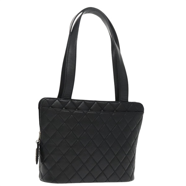 【原宿店限定】シャネル CHANEL トートバッグ マトラッセ キャビアスキン ブラック レディース yk15918AV