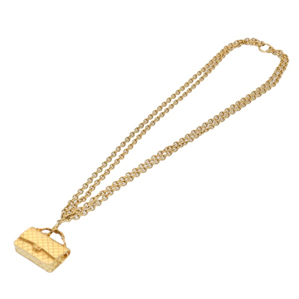 【原宿店限定】シャネル CHANEL ネックレス ゴールドトーン レディース hk964V