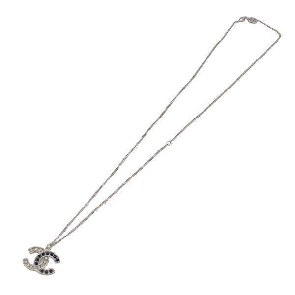 【原宿店限定】シャネル CHANEL ネックレス メタル シルバー レディース 101323A