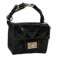 【原宿店限定】シャネル CHANEL ポーチ パテントレザー ブラック レディース 106201V