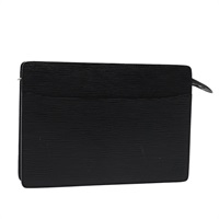 【原宿店限定】ルイ・ヴィトン LOUIS VUITTON ポシェット・オム クラッチバッグ エピ ブラック ノワール M52522 レディース ep5133V