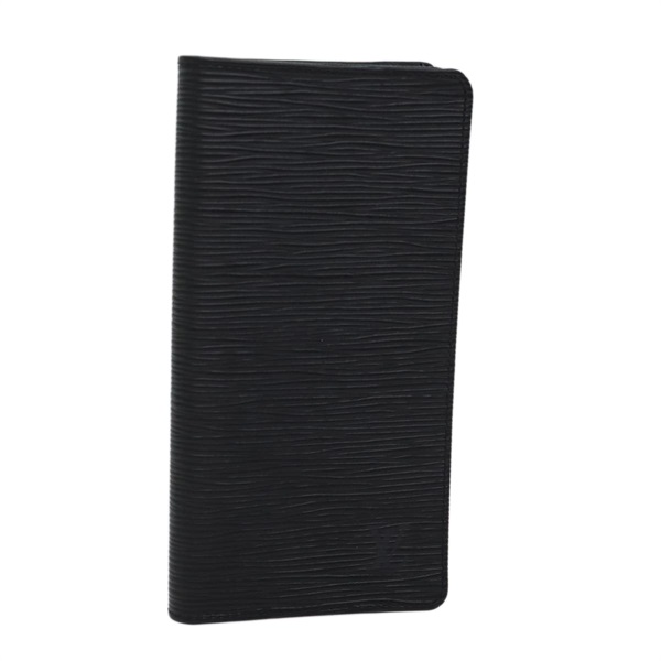 【原宿店限定】ルイ・ヴィトン LOUIS VUITTON ポルト カルト クレディ 長財布 エピ ブラック M63212 レディース am6036V