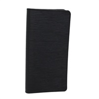 【原宿店限定】ルイ・ヴィトン LOUIS VUITTON ポルト カルト クレディ 長財布 エピ ブラック M63212 レディース am6036V
