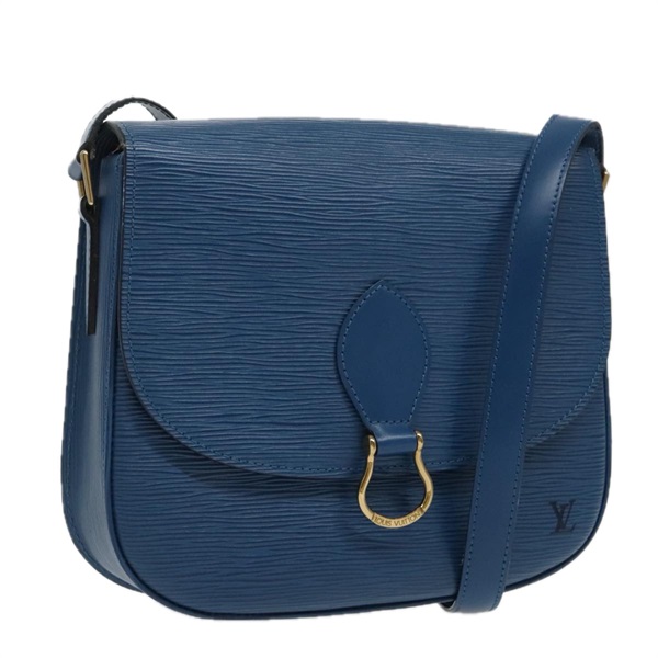【原宿店限定】ルイ・ヴィトン LOUIS VUITTON サンクルーGM ショルダーバッグ エピ トレドブルー M52195 レディース yk15714V