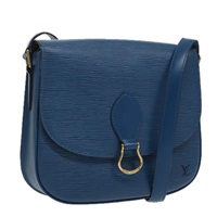 【原宿店限定】ルイ・ヴィトン LOUIS VUITTON サンクルーGM ショルダーバッグ エピ トレドブルー M52195 レディース yk15714V