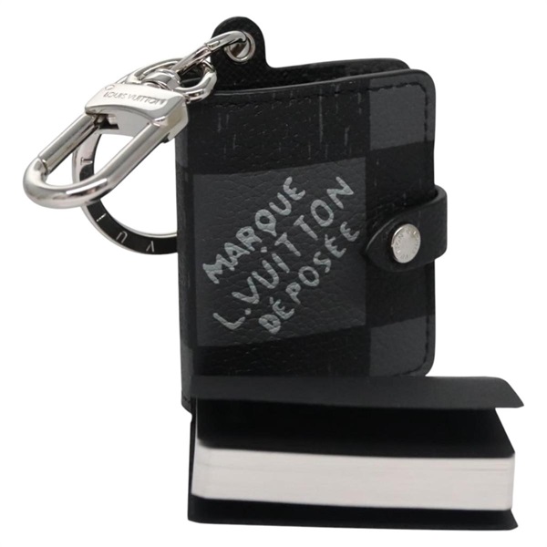【原宿店限定】ルイ・ヴィトン LOUIS VUITTON ポルトクレカルネ キーホルダー ダミエ アーカイヴズ ブラック M00480 レディース 109800A