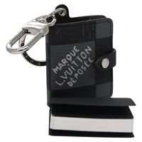 【原宿店限定】ルイ・ヴィトン LOUIS VUITTON ポルトクレカルネ キーホルダー ダミエ アーカイヴズ ブラック M00480 レディース 109800A