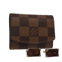 【原宿店限定】ルイ・ヴィトン LOUIS VUITTON カフスブトンドゥマンシェットシニアチュール カフス ダミエ エベヌ M65737 レディース 97339V
