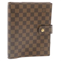 【原宿店限定】ルイ・ヴィトン LOUIS VUITTON アジェンダGM 手帳カバー ダミエエベヌ R20009 レディース am1268gV