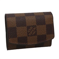 【原宿店限定】ルイ・ヴィトン LOUIS VUITTON カフスケース ダミエ エベヌ レディース 109785