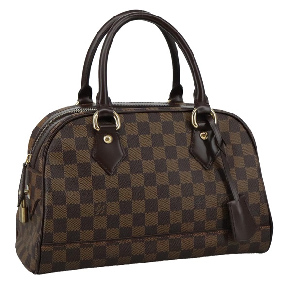 【原宿店限定】ルイ・ヴィトン LOUIS VUITTON ドゥオモ ハンドバッグ ダミエ エベヌ N60008 レディース am7518AV