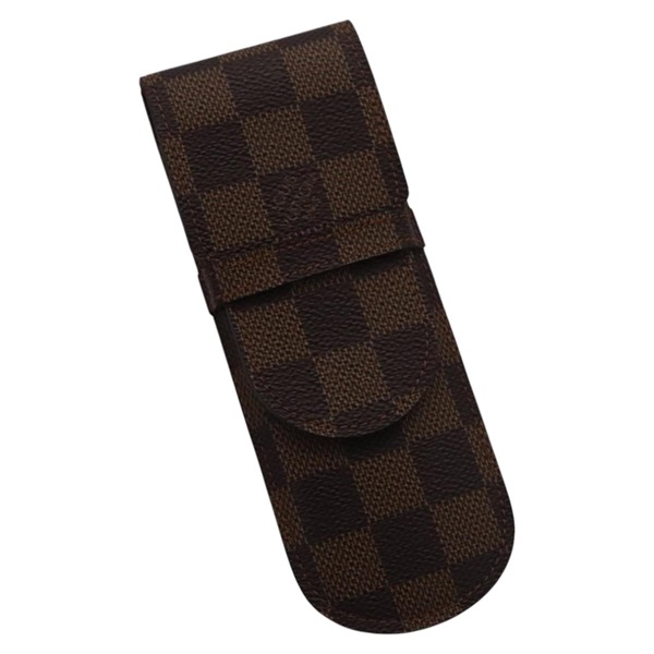 【原宿店限定】ルイ・ヴィトン LOUIS VUITTON エテュイ スティロ ペンケース ダミエ エベヌ SPO レディース 107587