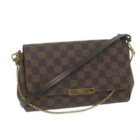 【原宿店限定】ルイ・ヴィトン LOUIS VUITTON フェイボリットMM ショルダーバッグ ダミエ エベヌ 2way M41129 レディース am5292V