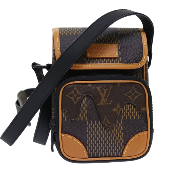 【原宿店限定】ルイ・ヴィトン LOUIS VUITTON アマゾンメッセンジャー ショルダーバッグ ダミエエベヌジャイアント LV×NIGO N40357 レディース 49475SM