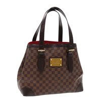 【原宿店限定】ルイ・ヴィトン LOUIS VUITTON ハムステッドMM トートバッグ ダミエ エベヌ N51204 レディース 92738AV