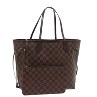 【原宿店限定】ルイ・ヴィトン LOUIS VUITTON ネヴァーフルMM トートバッグ ダミエ エベヌ N51105 レディース S783