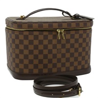 【原宿店限定】ルイ・ヴィトン LOUIS VUITTON ニース ハンドバッグ ダミエ エベヌ SPO 2way N47280 レディース 32758V
