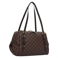 【原宿店限定】ルイ・ヴィトン LOUIS VUITTON リヴィントンPM ハンドバッグ ダミエ エベヌ N41157 レディース 100752SAV