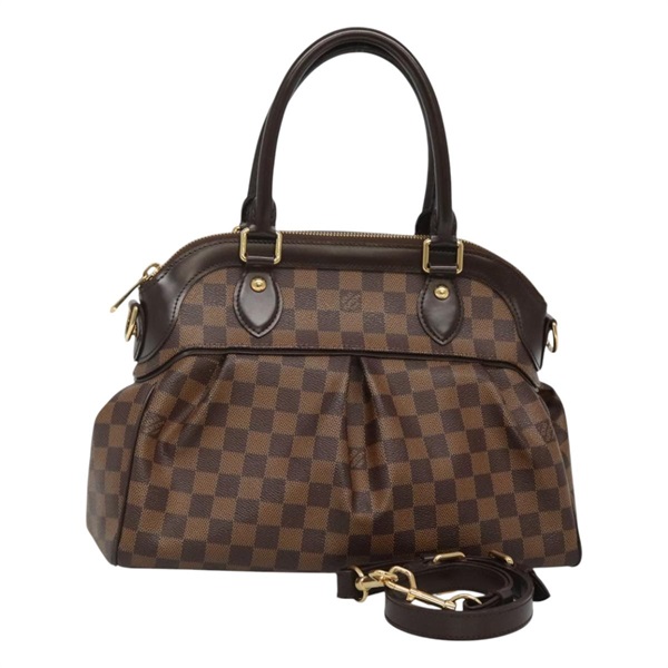 【原宿店限定】ルイ・ヴィトン LOUIS VUITTON トレヴィPM ハンドバッグ ダミエ エベヌ 2way N51997 レディース nb351AV