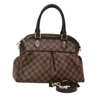 【原宿店限定】ルイ・ヴィトン LOUIS VUITTON トレヴィPM ハンドバッグ ダミエ エベヌ 2way N51997 レディース nb351AV