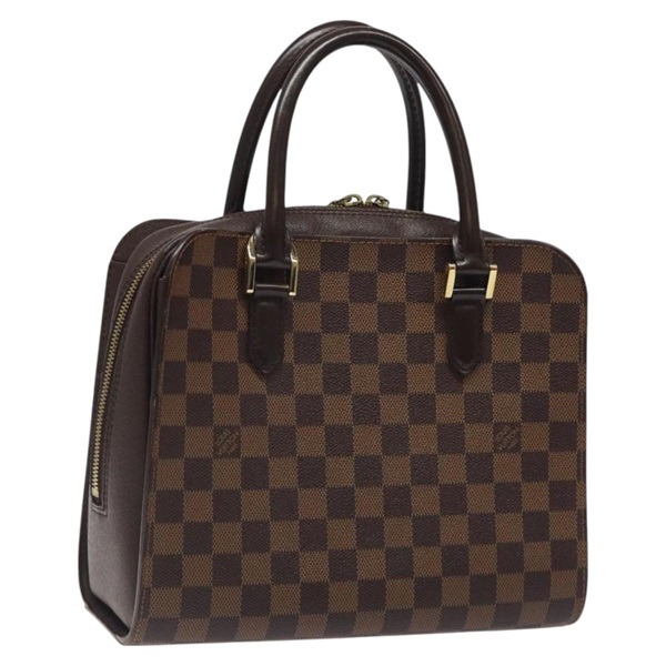 【原宿店限定】ルイ・ヴィトン LOUIS VUITTON トリアナ ハンドバッグ ダミエ エベヌ N51155 レディース nb308