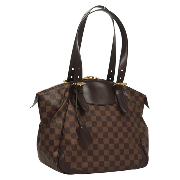 【原宿店限定】ルイ・ヴィトン LOUIS VUITTON ヴェローナMM ショルダーバッグ ダミエ エベヌ N41118 レディース nb379V
