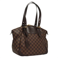 【原宿店限定】ルイ・ヴィトン LOUIS VUITTON ヴェローナMM ショルダーバッグ ダミエ エベヌ N41118 レディース nb379V