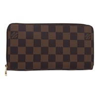 【原宿店限定】ルイ・ヴィトン LOUIS VUITTON ジッピーウォレット 長財布 ダミエ エベヌ N41661 レディース am6593SV