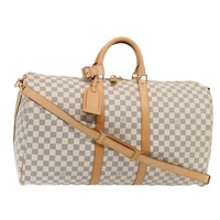 【原宿店限定】ルイ・ヴィトン LOUIS VUITTON キーポルバンドリエール55 ボストンバッグ ダミエ アズール N41429 レディース 78568SAV