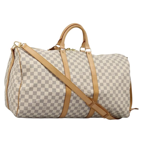 【原宿店限定】ルイ・ヴィトン LOUIS VUITTON キーポルバンドリエール55 ボストンバッグ ダミエ アズール N41429 レディース BD1851AV