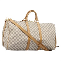 【原宿店限定】ルイ・ヴィトン LOUIS VUITTON キーポルバンドリエール55 ボストンバッグ ダミエ アズール N41429 レディース BD1851AV