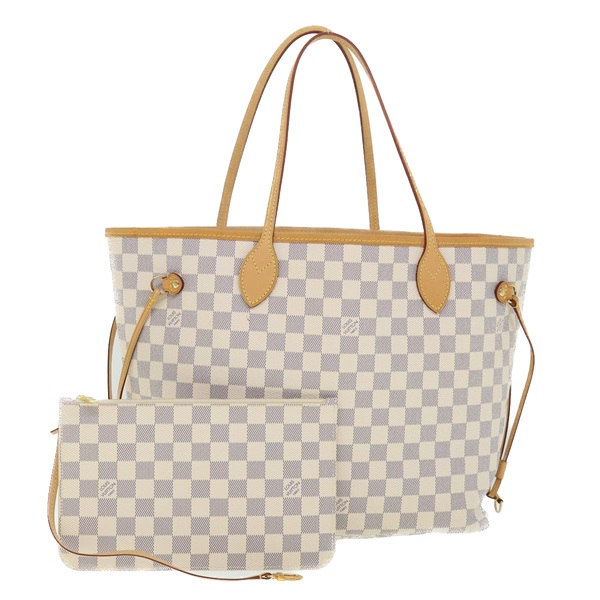 【原宿店限定】ルイ・ヴィトン LOUIS VUITTON ネヴァーフルMM トートバッグ ダミエ アズール N41605 レディース 54291SAV