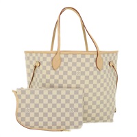 【原宿店限定】ルイ・ヴィトン LOUIS VUITTON ネヴァーフルMM トートバッグ ダミエ アズール N41605 レディース 54444SAV