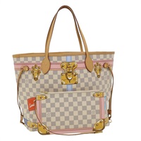 【原宿店限定】ルイ・ヴィトン LOUIS VUITTON ネヴァーフル MM  ハンドバッグ ダミエ アズール サマートランク N41065 レディース 67494SV