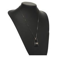 【原宿店限定】ルイ・ヴィトン LOUIS VUITTON パンダンティフソーホー ネックレス ダミエ グラフィット M66023 レディース 117027