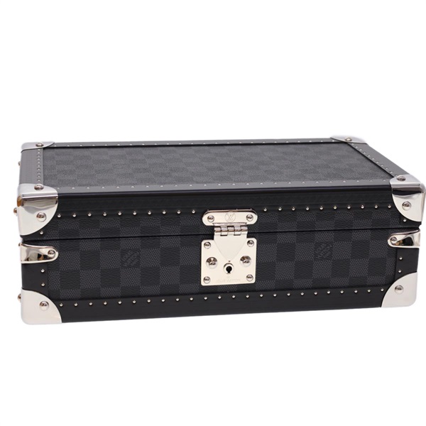 【原宿店限定】ルイ・ヴィトン LOUIS VUITTON コフレ8モントル トランク ダミエ グラフィット ウォッチケース N48226 レディース 40463SV
