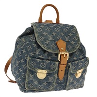 【原宿店限定】ルイ・ヴィトン LOUIS VUITTON サックアドGM バックパック モノグラムデニム ブルー M95056 レディース 106296AV