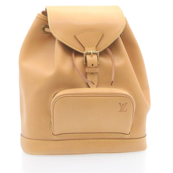 【原宿店限定】ルイ・ヴィトン LOUIS VUITTON モンスリMM バックパック ノマドレザー SPO ベージュ レディース 28931SV