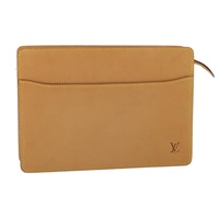 【原宿店限定】ルイ・ヴィトン LOUIS VUITTON ポシェットオム クラッチバッグ ノマドレザー SPO ブラウン レディース 31854AV