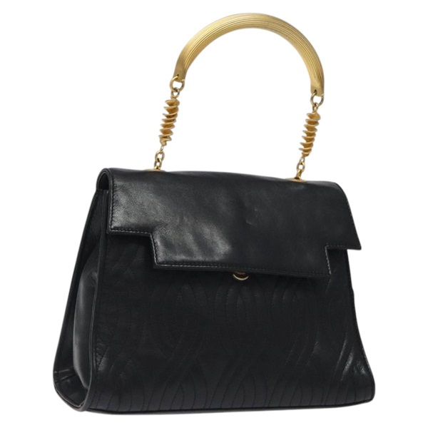 【原宿店限定】フェンディ FENDI ハンドバッグ パスタ レザー ブラック レディース BD1700V